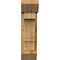 Ekena Millwork Balboa Slat Rough Sawn Bracket w/ Offset Brace, Western Red Cedar, 6"W x 14"D x 22"H BKT0604X14X22BOA06RWR - alternate 3